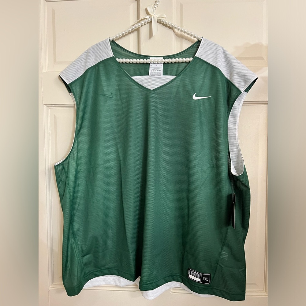 Nike Reversible Lacrosse Training Jersey Mens Sz XXL Green White NWT BQ3129-342